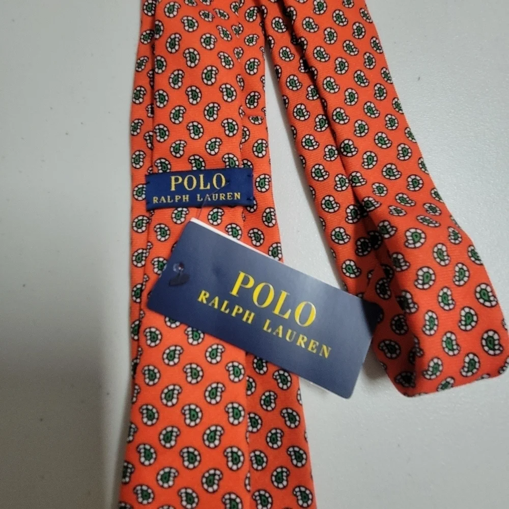 Polo Ralph Lauren NWT Tie 100% Wool Made In Italy.